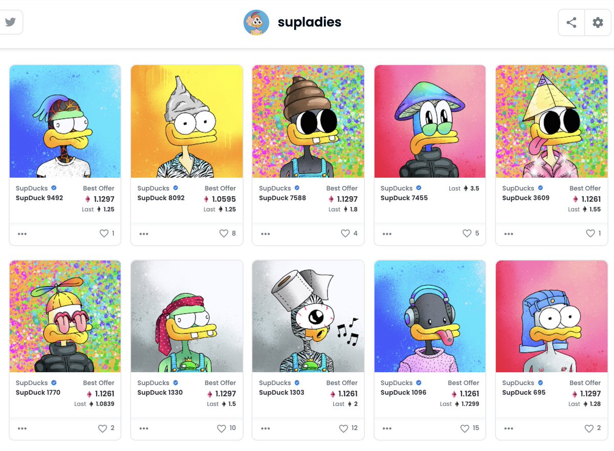 SupLadiesNFT's tweet photo. Hey fellaz can we get a #DuckFollowDuck up in here? 💋❤️
@RealSupDucks #DucksFlyTogether #NFTCommunity #NFT https://t.co/3yo3b4Kxw4