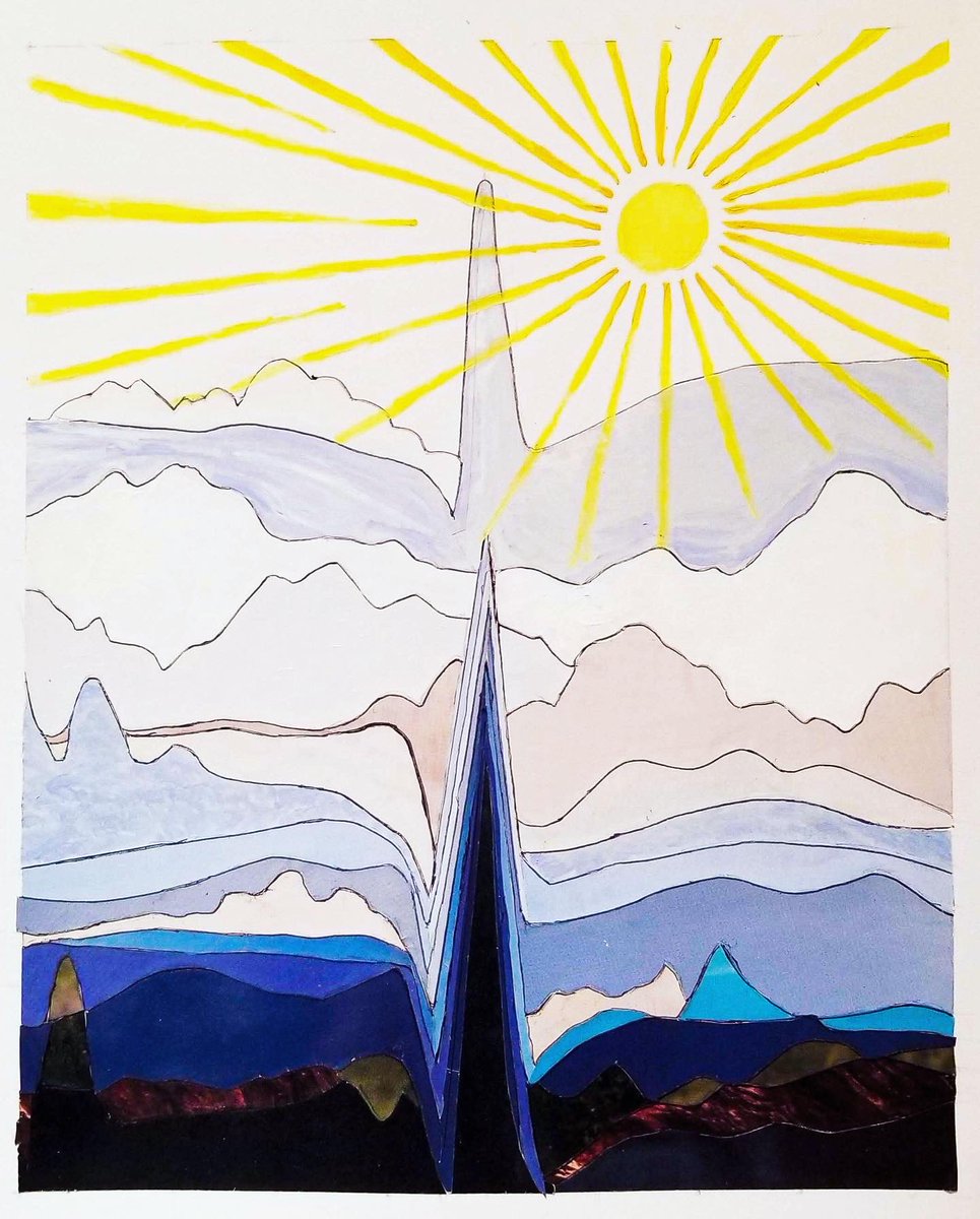 My first EMG art piece 
#pmr&amp;rtist #artinmed 
<a href="/AAPhysiatrists/">Assoc. of Academic Physiatrists (AAP)</a> <a href="/AAPMR/">AAPM&R News</a> <a href="/AANEMorg/">AANEM</a>