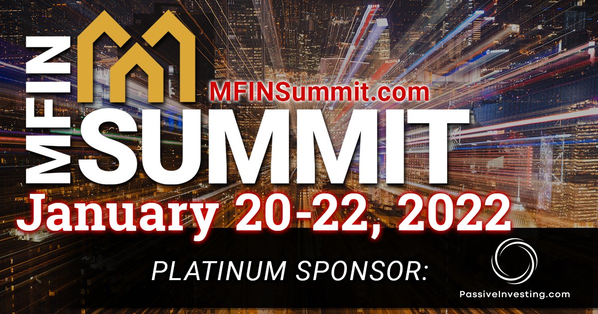 We are pleased to announce PassiveInvesting.com as a platinum sponsor for the upcoming #MFINSummit!

#multifamilyinvesting #multifamilyinvestornation #realestateinvesting #apartmentinvesting