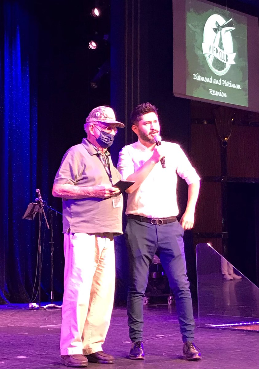 Just back from a five day cruise with my Dad who got a plaque for being the oldest platinum member on board.  The look on his face was priceless when they called his name.