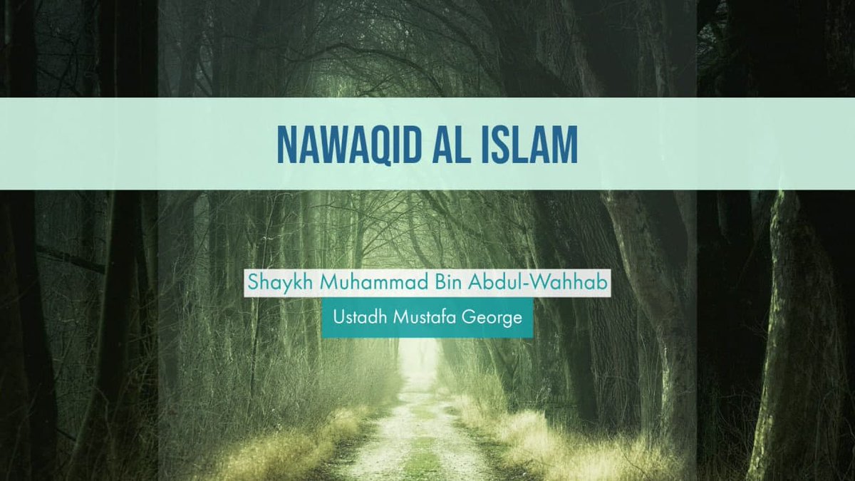 salafidawahmcr's tweet photo. 👍 Free Audio 🎧 Download & Listen Nawaqid Al Islam | Mustafa George | Daar-us-Sunnah Lalpora https://t.co/9TeZSAB1HE #magic #nullifier https://t.co/IAG07ksOot