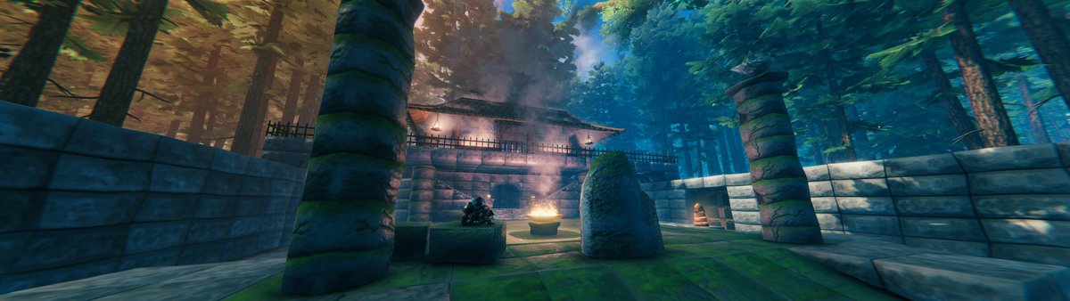 augustotpaiva's tweet photo. I present to the #BuildforBaldr competition of the game #Valheim one more of my constructions. I call it "Elder Fort".
Note: Please forgive me, Valheim Team, if I cannot submit more than one construction. https://t.co/PahzQnFt7t