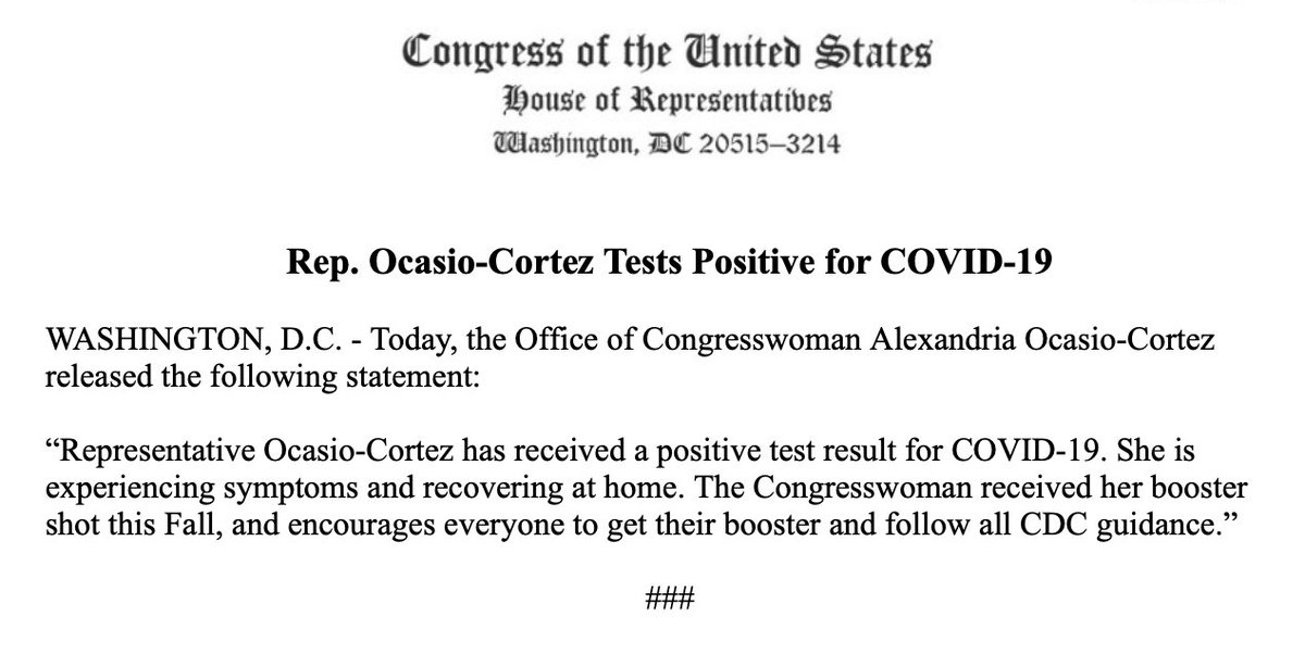 Rep. Alexandria Ocasio-Cortez tweet media