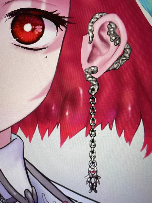 触手ピアス 