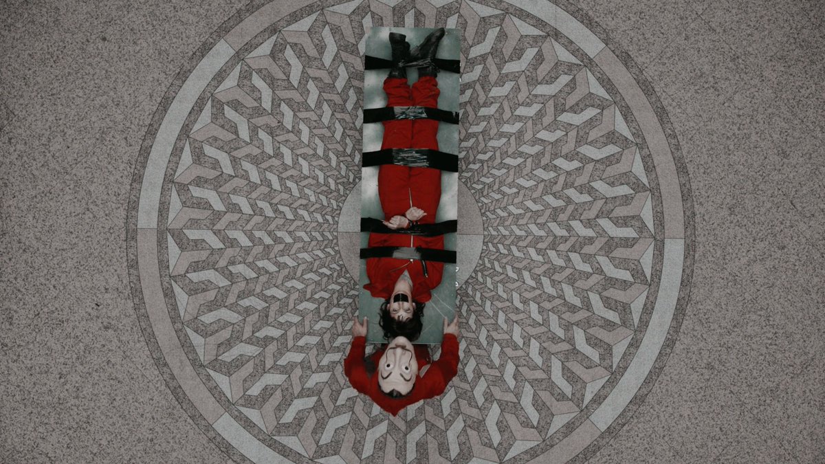 sapphicmacbeth's tweet photo. the cinematography of la casa de papel tho https://t.co/oBsRt9z2HI