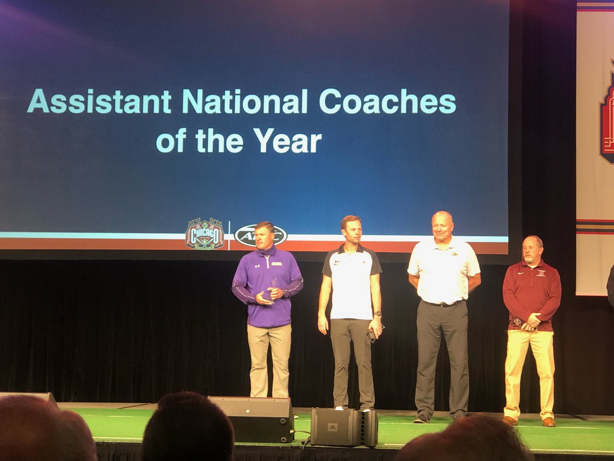 TJCBaseball's tweet photo. Congrats to Head Coach @wrendoug and Asst Coach @M14_Rupp on their National Coach of the year awards this weekend in Chicago at the annual @ABCA1945 convention! #feathersup https://t.co/EA6IXv81ls