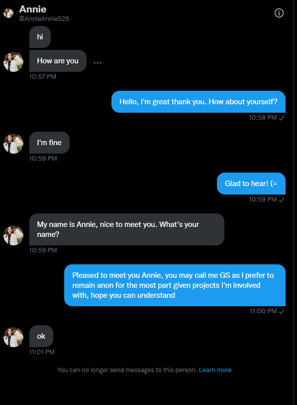 GoonsquadNFTs's tweet photo. Can someone tell me what I did to get blocked? LMFAOO https://t.co/JRHwYA6Iot