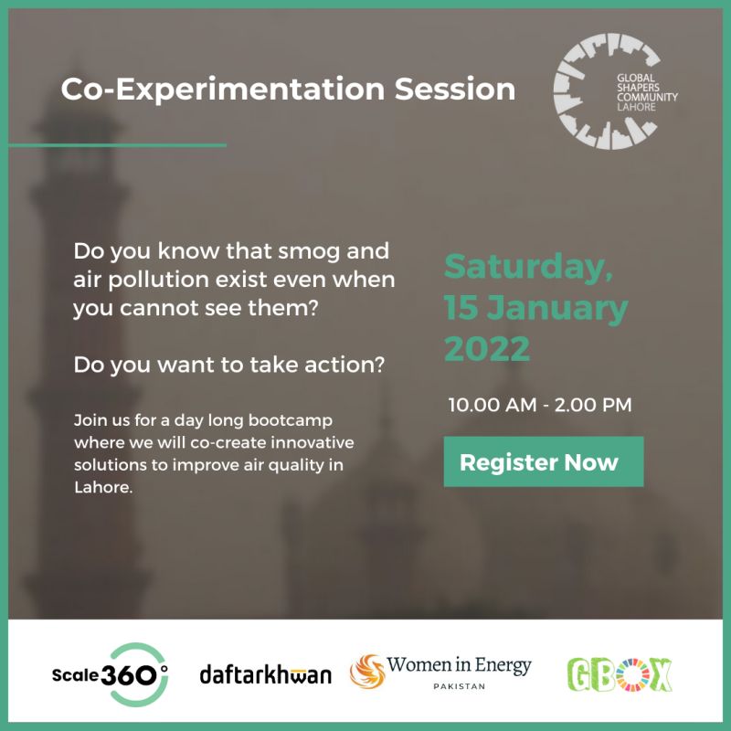 PkWomenInEnergy's tweet photo. Are you worried about #airquality in Lahore? Want to learn how to take action?
@ShapersLahore, w/ @greenboxpk & @PkWomenInEnergy announce our co-experimentation session to co-create solutions!
♻️Jan 15
👉🏼Register https://t.co/uFIxeO82w0
#SaansLenayDo #CleanAirForAll #Scale360 https://t.co/E91nMegH0O