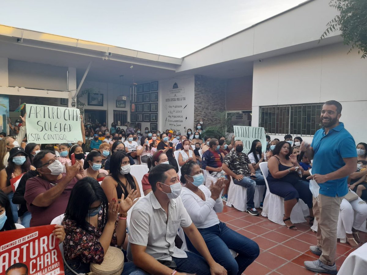 El día de hoy estuvimos todo el día en Soledad con mis amigos, trabajando en esta campaña para el Senado y la Cámara de Representantes. Las necesidades de nuestro departamento y toda la Costa Caribe están bien representadas en esta fórmula. #CambioRadical #CR3 #TieneLaClave
