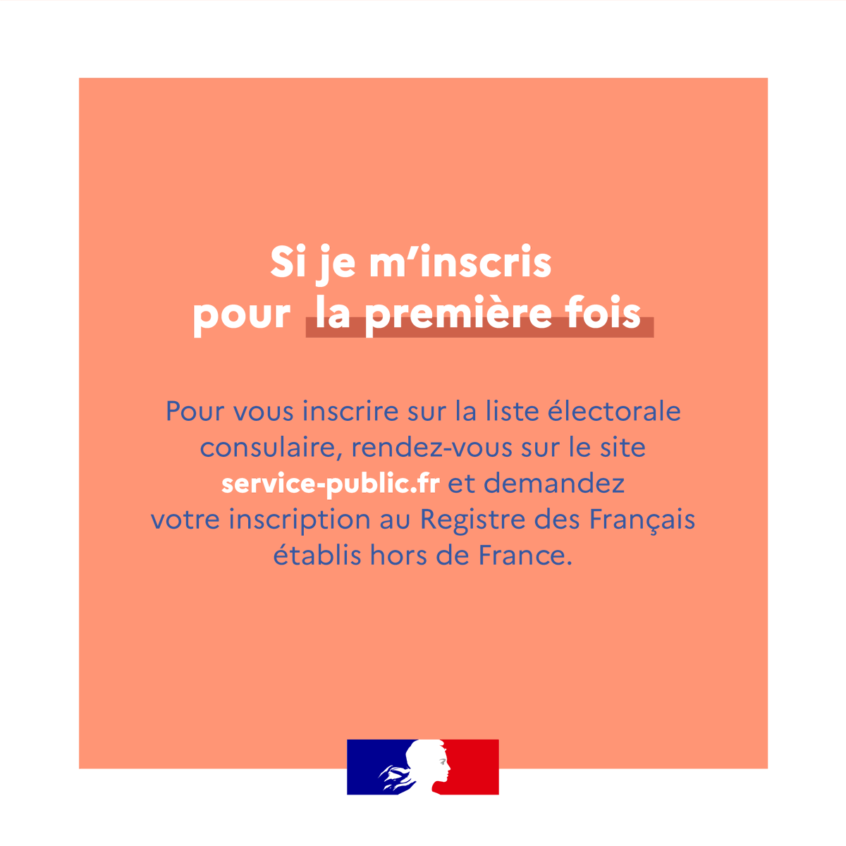 FR_Consulaire's tweet photo. 🗳️#Elections2022 | Élection présidentielle et législatives 

Pour voter depuis l'étranger, il  faut être inscrit à la liste électorale consulaire. La démarche se fait en ligne sur https://t.co/E9uWSeYGLb

ℹ️ https://t.co/PrucKN9Y07 https://t.co/oVgRXd2T4y