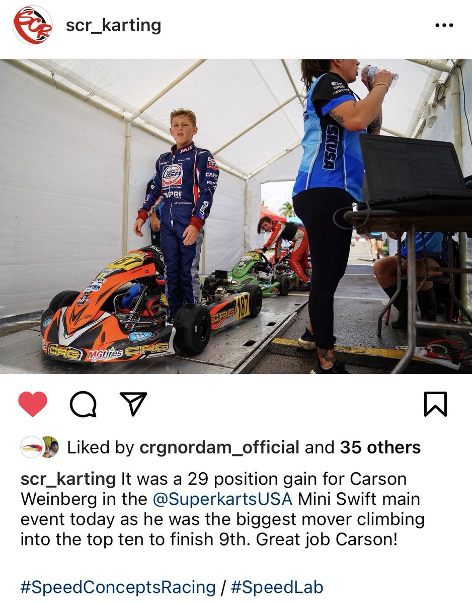 CRGNordam's tweet photo. Great drive from Carson Weinberg 💪🏻

#CRG #BLACKMIRROR https://t.co/kyQu0CjoSx