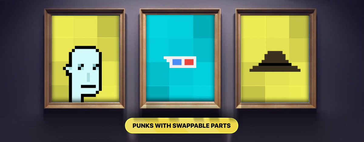 BeachOrBank's tweet image. saw you looking for a project under .5 @nfttank check out @puzlpunk it's the only collection in the world created by the NFT community. 

Basically, mix &amp;amp; match punk parts to create whatever punk YOU like 🧩 The possibilities are endless #puzlpunks #BYOP