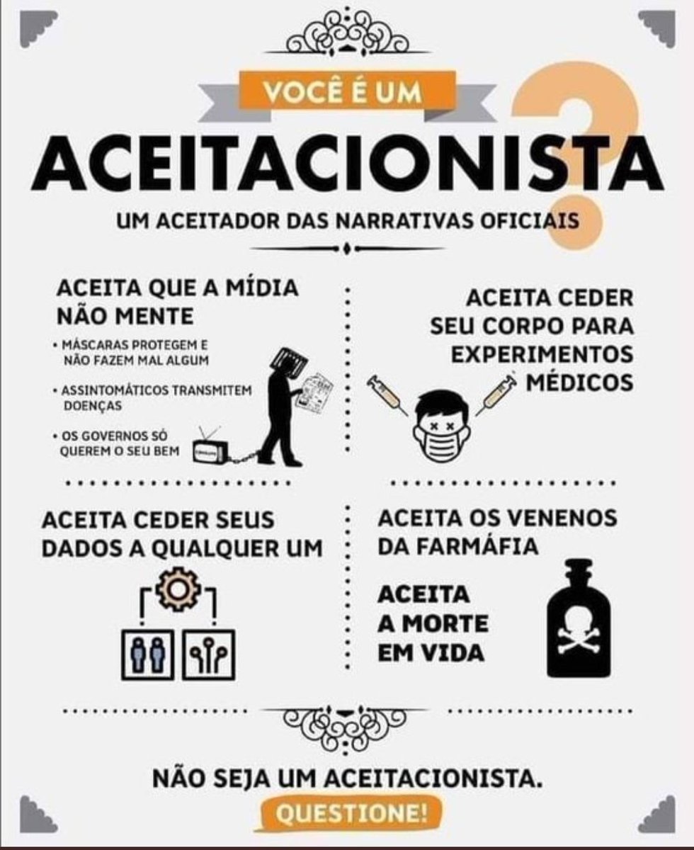 NEGACIONISTA < ACEITACIONISTA