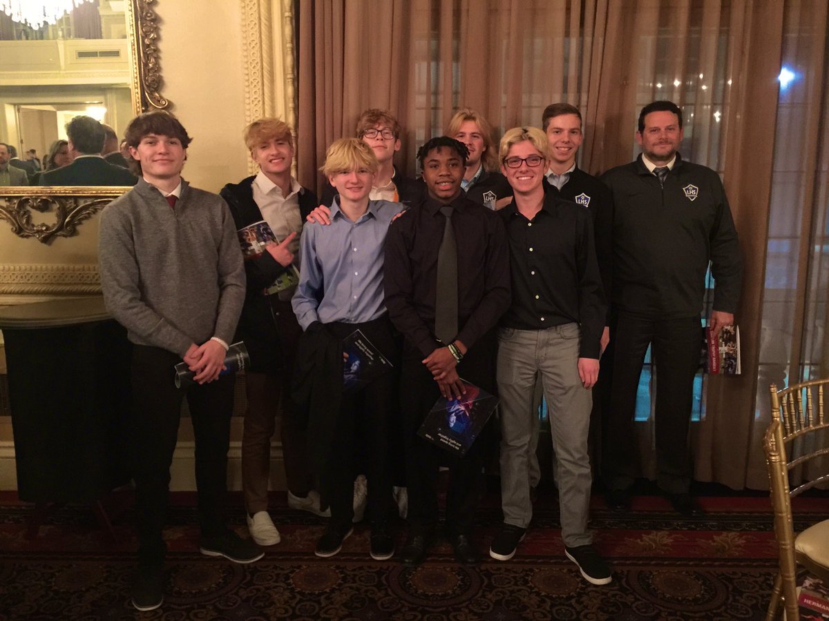 KellyLurtz's tweet photo. What an incredible night at the @macstlouis honoring @HermannTrophy winners! Such great role models encouraging our boys to be good athletes, students and great people! Thank you!! @Mjlurtz @LutheranCougars https://t.co/TgUYFl9woj