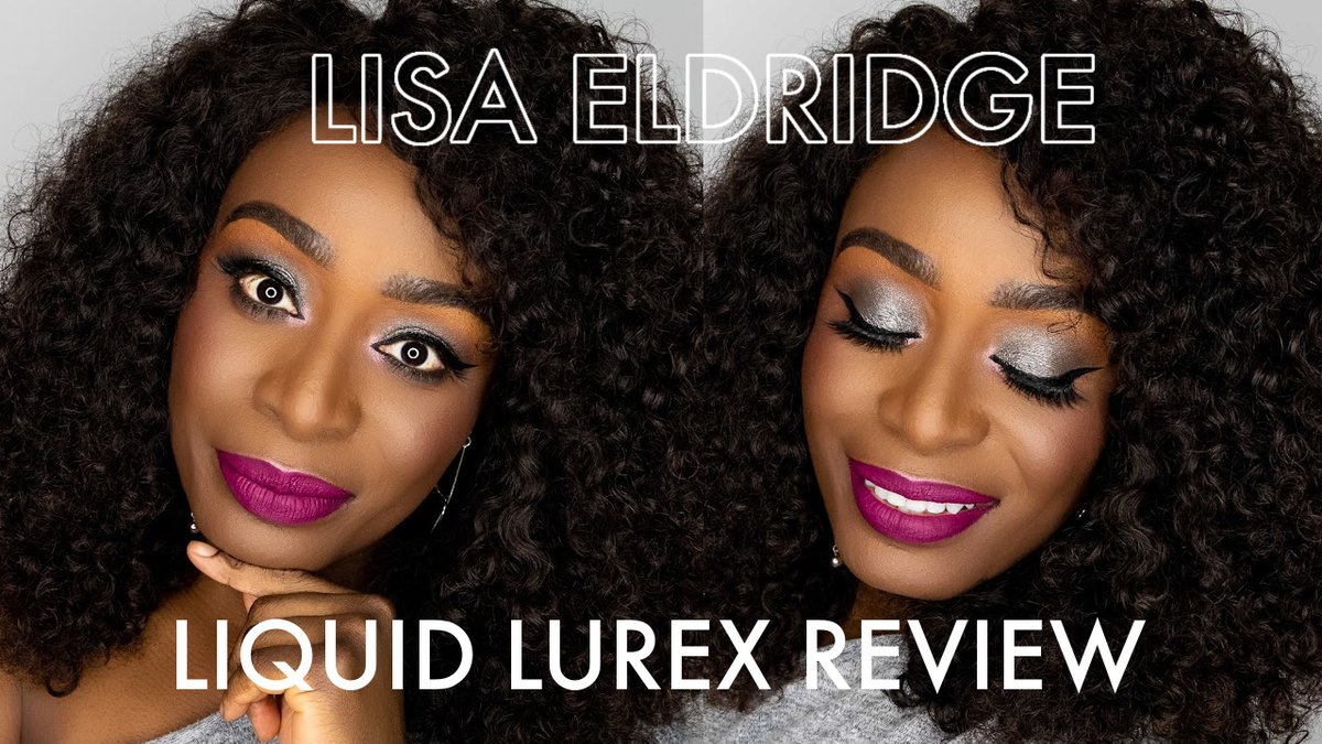 msabeinspired's tweet photo. Lisa Eldridge Liquid Lurex Eyeshadow Review https://t.co/oHZhavBEvt via @YouTube 
So I tried the new @Lisa_Eldridge Liquid Lurex Eyeshadow in the shade ‘Liza’. I’m impressed! Lisa has raised the bar once again. Watch my review &amp; let me know what you guys think. https://t.co/sBMhaaT1Me