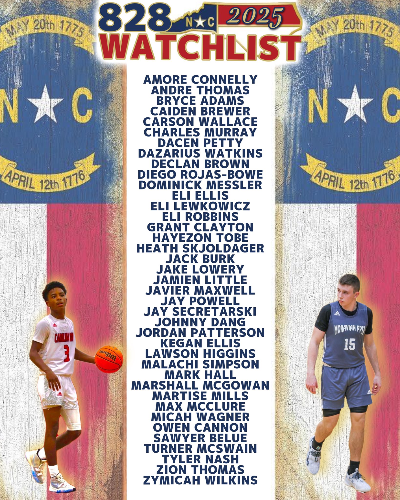 rankingsreport on Twitter "NC 828 Watchlist Class of 2025