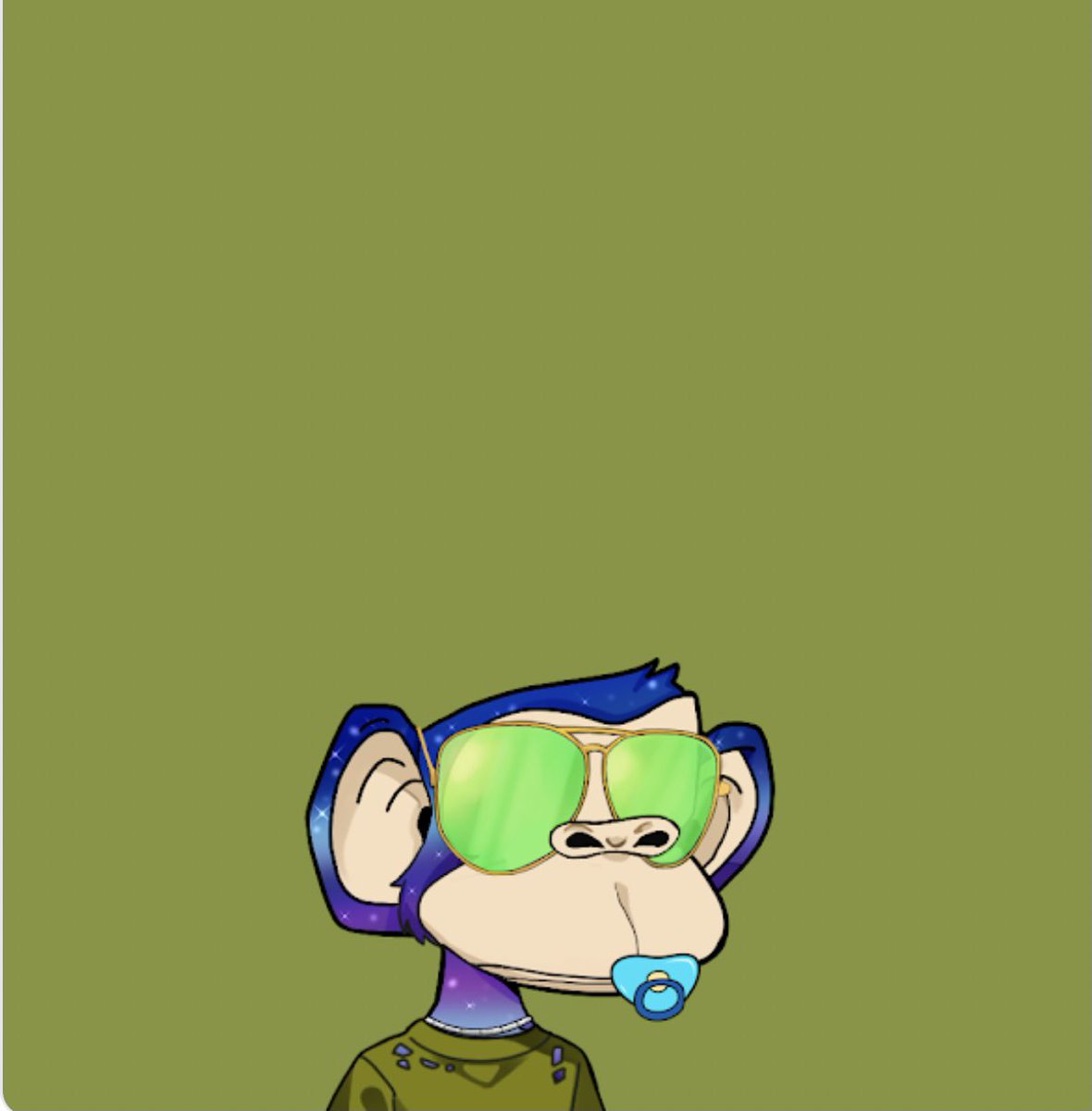 mcallender8's tweet photo. @nfttank Any other babies out there feeling these spacey vibes @JailedBabyApes #JBAC loving this art style Ans community https://t.co/eFzrYgcoxe