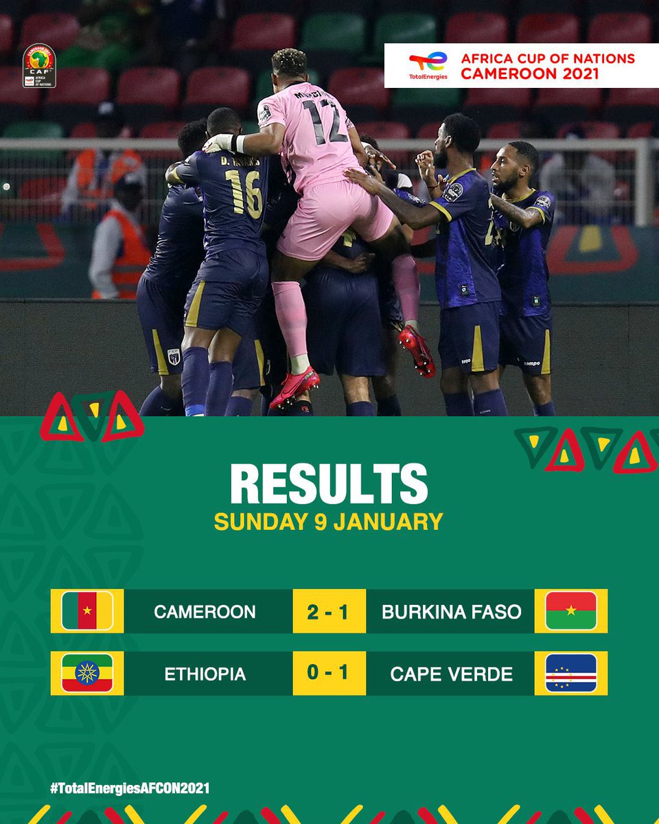 FootAfro's tweet photo. #CAN2022 les résultats du groupe A
#CAN2021 #TotalEnergiesAFCON2021 #football #Afrique https://t.co/0QgerBIewL