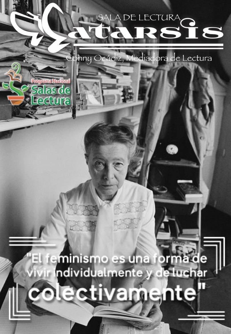 CATARSISLECTURA's tweet photo. #Especial #SimoneDeBeauvoir | Su pensamiento se enmarca en la corriente filosófica del existencialismo, y su obra “El segundo sexo” se considera fundamental en la historia del feminismo.

@CONNYOCADIZ @Salasdelectura @leyzafv @CulturaHidalgo @Taibo2 @evillegasme https://t.co/uvZFRmbhDQ