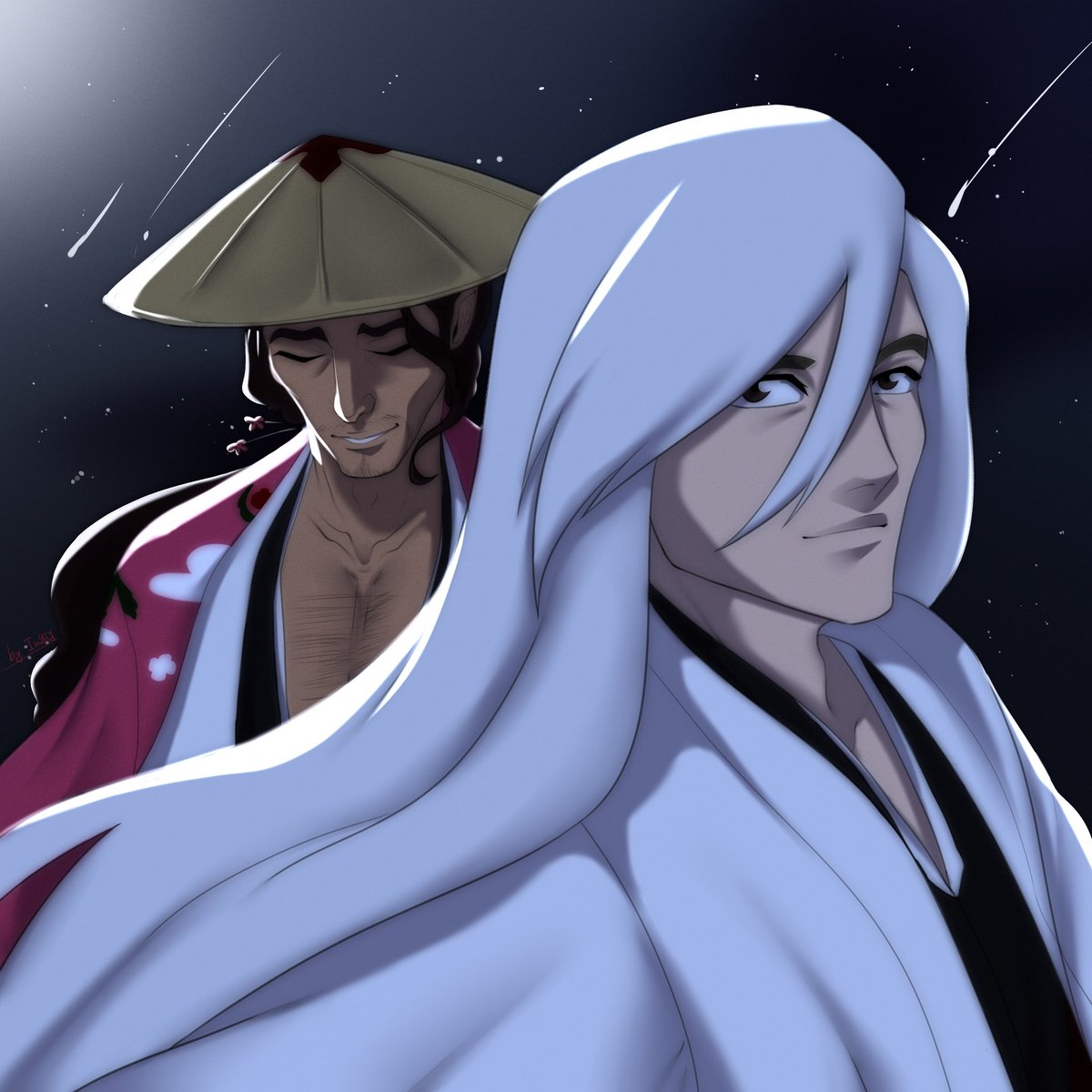Ingly43628969's tweet photo. "It's a beautiful night, isn't it?"

#BLEACH #BLEACH_anime #fanart https://t.co/cuUimGyV5X