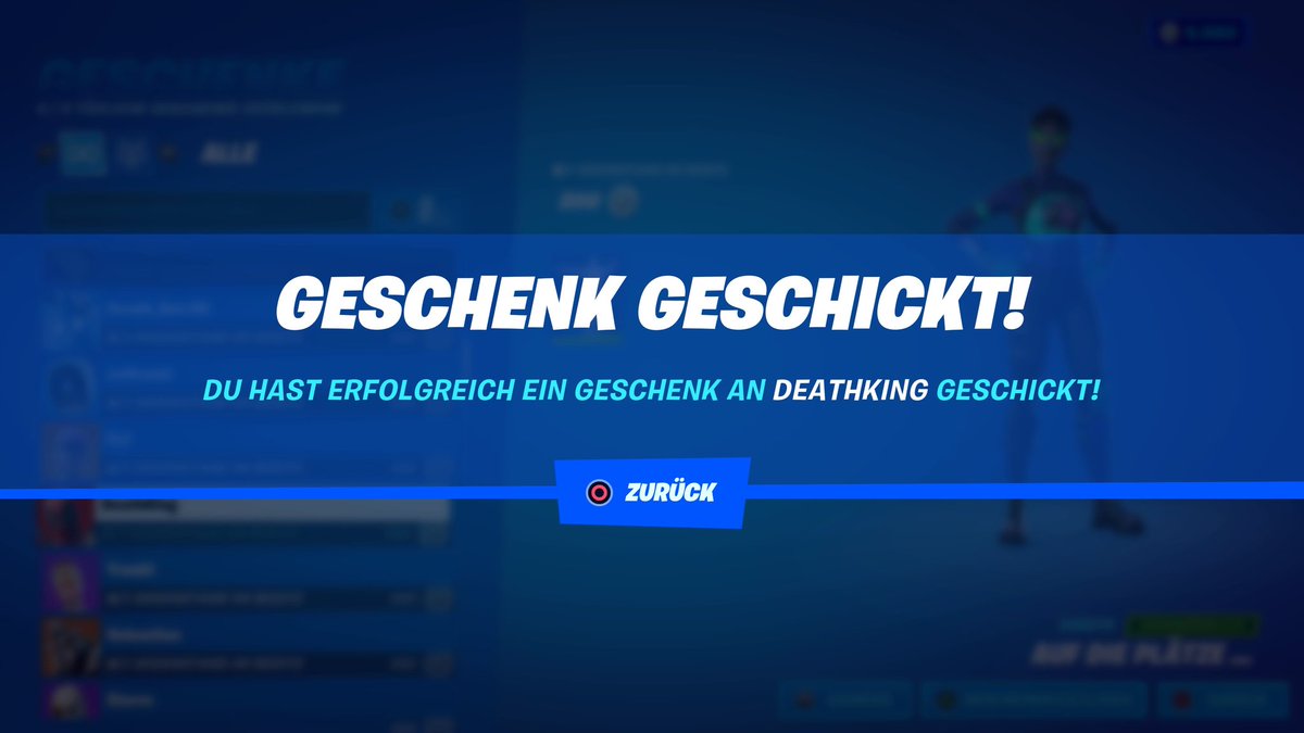realikonik_'s tweet photo. 🎁Geschenke Tweet🎁
Heute mal 2 Kleinigkeiten an den lieben @pierrepj1896 und @Deathking__ geschenkt!
Gekauft mit dem CC von @FNMOMTwitch ❤ https://t.co/ohIb2Dh9am
