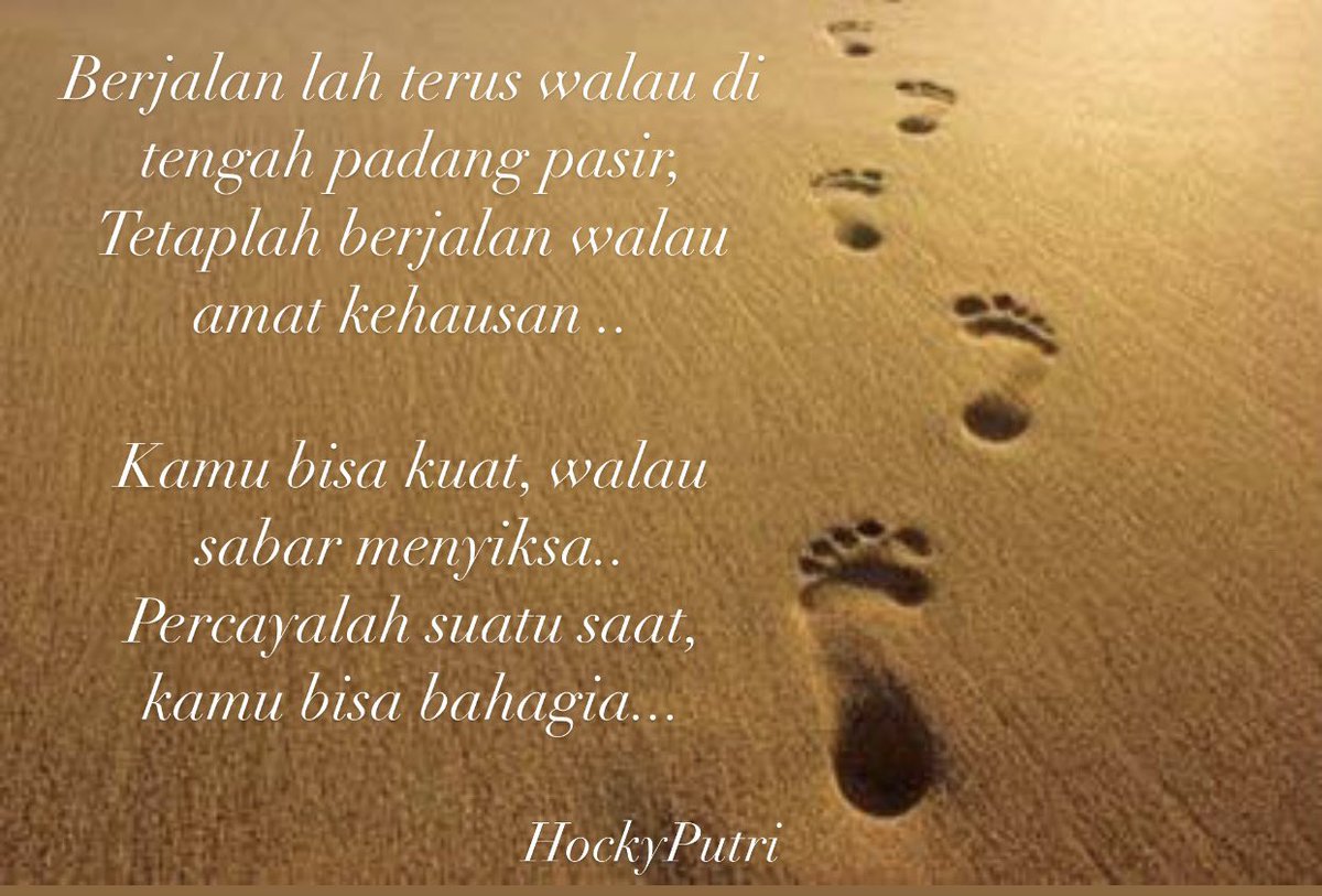 HockyPutri's tweet photo. Tetap semangat ya!! Bahagia menunggu mu.. Tetap kuat berjalan ya.. walau sangat jauh dan tanpa arah😊😊😊😊 https://t.co/pxyxTat7lo