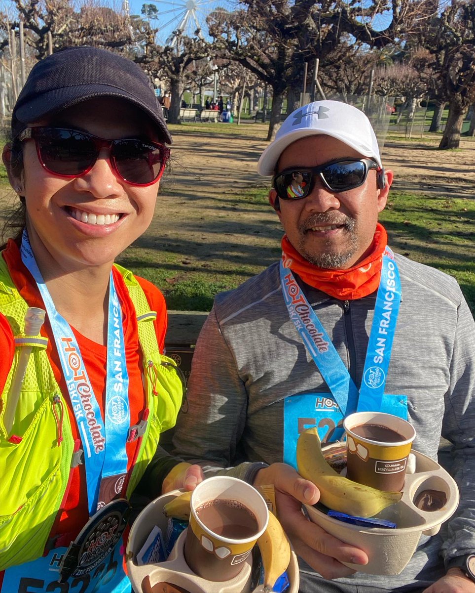 celina_still's tweet photo. 2022 SF Hot Chocolate 15k was our first race together, my first road race since the pandemic started! Beautiful winter running weather, fantastic atmosphere, and amazing walkers and runners doing their thing while having fun! 

 #HCSanFranBR #HC15K https://t.co/rYdngGgEGS