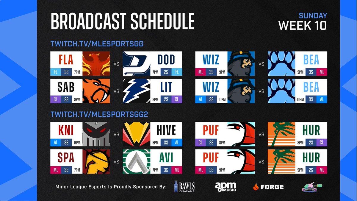 ALERT! ALERT! Come check out the Puffins double header on stream tonight as we take on the Hurricanes not once but twice on the MLE twitch stream. First match starts at 8pm with Champion League 2s. 
 twitch.tv/mlesportsgg2