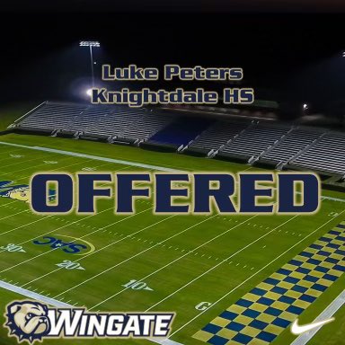 Blessed to receive an offer from Wingate University!!! <a href="/atimmons1980/">Anthony Timmons</a> <a href="/KHSCDFootball/">Knightdale Football</a> @Coach_Keziah <a href="/WU_Bulldogs/">Wingate Bulldogs</a>