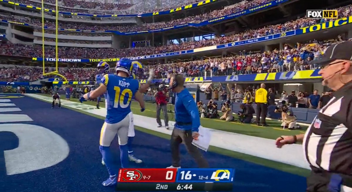 KyleAMadson's tweet image. Look, man. I'm not an NFL head coach, but I feel like if you're going to run into the end zone to celebrate with your players with 6:44 to go in the second quarter, you better win by like, a lot and not lose in overtime.