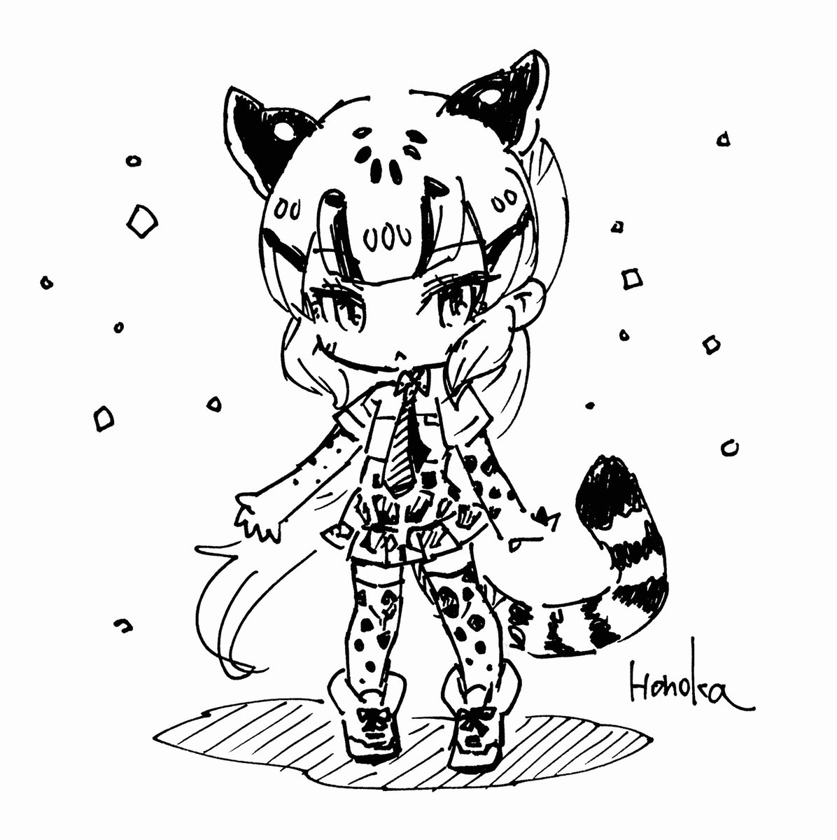 もちっとネコさんフレンズ🐾
#けもフレ
#けものフレンズ 