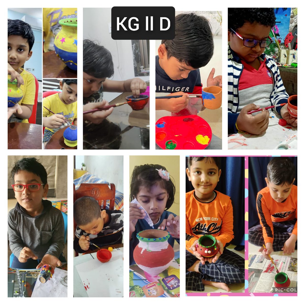 SAI_Edu_In's tweet image. They all came up with  colorful and very attractive pots by painting and decorating their pots using different mediums such as poster color, thermocol balls, glitters,etc. The activity gave a lot of joy to the children.
#creativity
#visualskill
#naturalisticskill
#linguisticskill