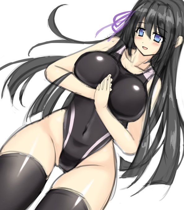 妹×黒髪×競泳水着 