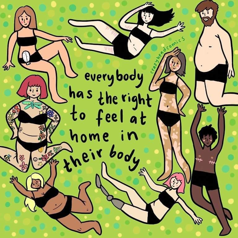 Your body is a temple. You deserve to feel happy in your own skin. #WritingCommunity #writers #authors #diversityisbeautiful #beyou
