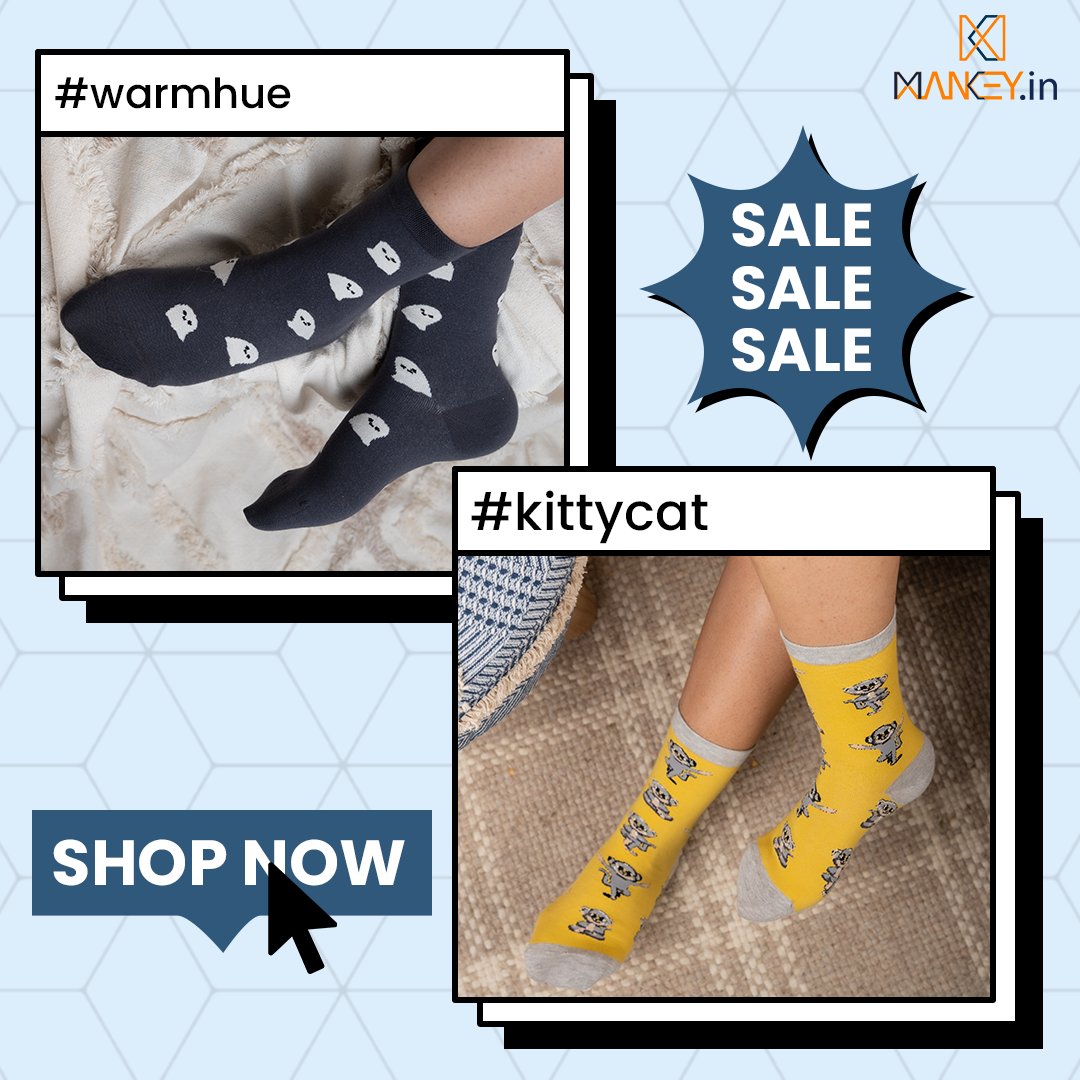 mankey_in's tweet photo. Treat your feet with ultra-cushioned &amp; comfortable socks by Mankey because you deserve only the best! Shop now!
#fashion https://t.co/bBBgxAlPGY