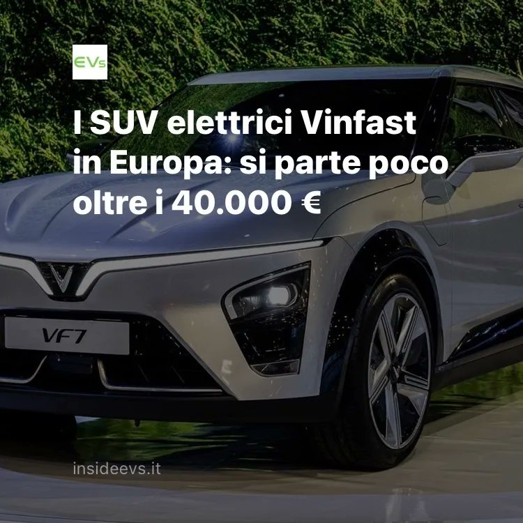 ECARSNOW's tweet photo. #Design #Pininfarina, costruita in #Vietnam: i SUV elettrici #Vinfast in #Europa: si parte poco oltre i 40.000 €
❔Vi piace?
#Insideevs - https://t.co/Jrn7R08Gbq https://t.co/ymdRK9KQdJ