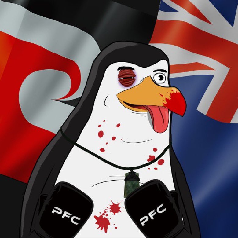 I am officially jumping into the #NFT gaming world 🕹👾 with the team at penguinfightclub.com 🐧🥊

Say Kia Ora to my 1/1 #NFT at penguinfightclub.com and test your skills against my Kiwi Penguin!

But just know, I got time 📚👨‍🎓 
#ComeGetSome #UFC #PFC