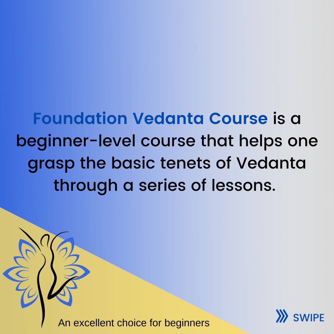 ciftweets's tweet photo. Hari Om
Begin your new year with a renewed sense of purpose by embarking on your Vedantic journey.
The #FoundationVedantaCourse consists of a series of lessons to assess learning, giving seekers the right vision to deal with anything in life.
Enrol today
https://t.co/8MLsbzOy01 https://t.co/rMib7lZIG4