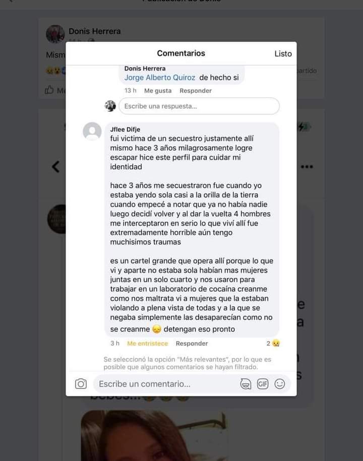 Angielieve12's tweet photo. @Nocticula13 @FansAngie4 Esto lo vi en una publicación (no puedo asegurar que sea cierto) . Ya hasta miedo da ir a ese lugar..... Espero las autoridades tomen cartas en el asunto. https://t.co/frx3jXELCZ