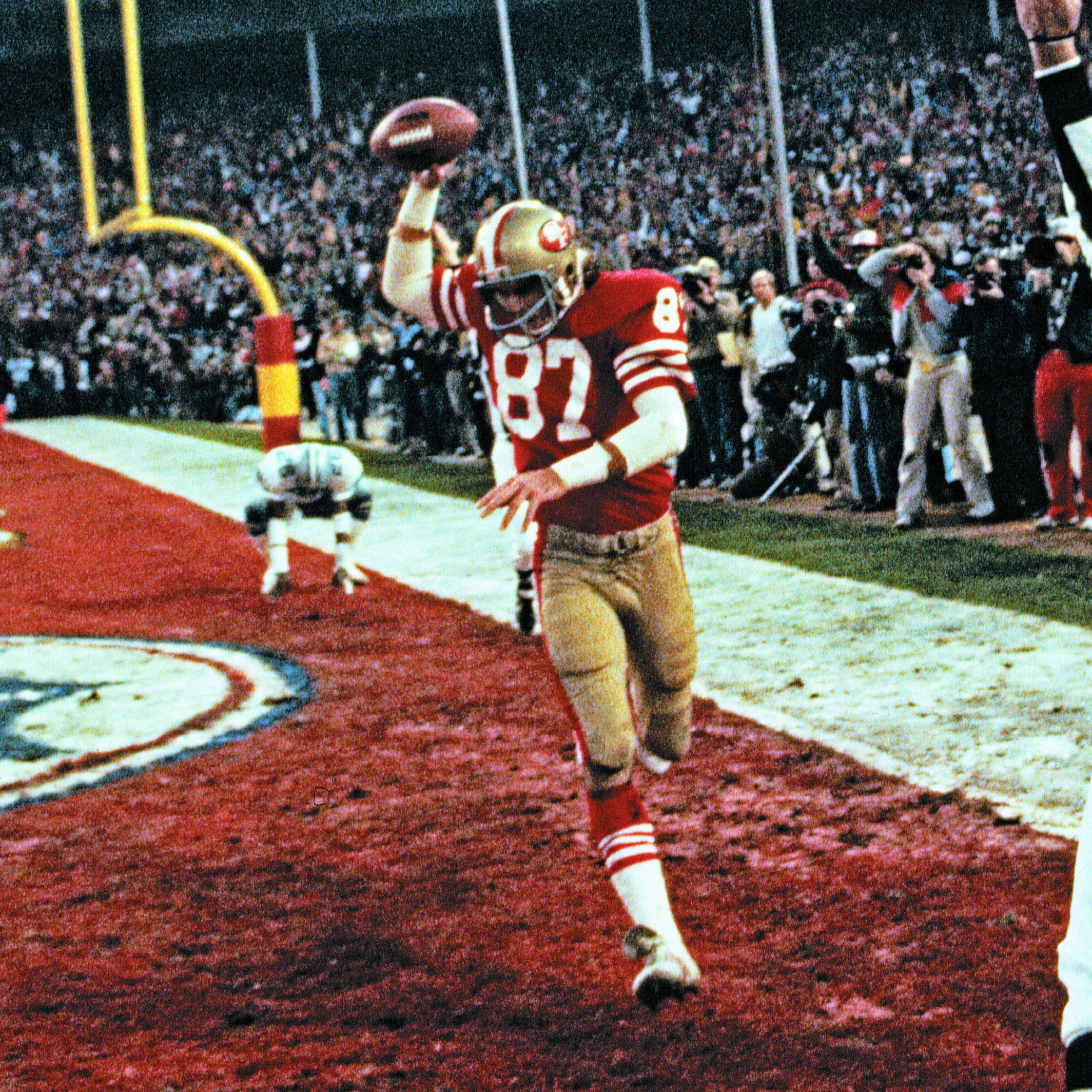 Joe Montana to Dwight Clark for 'The Catch' and 1982 NFC title as