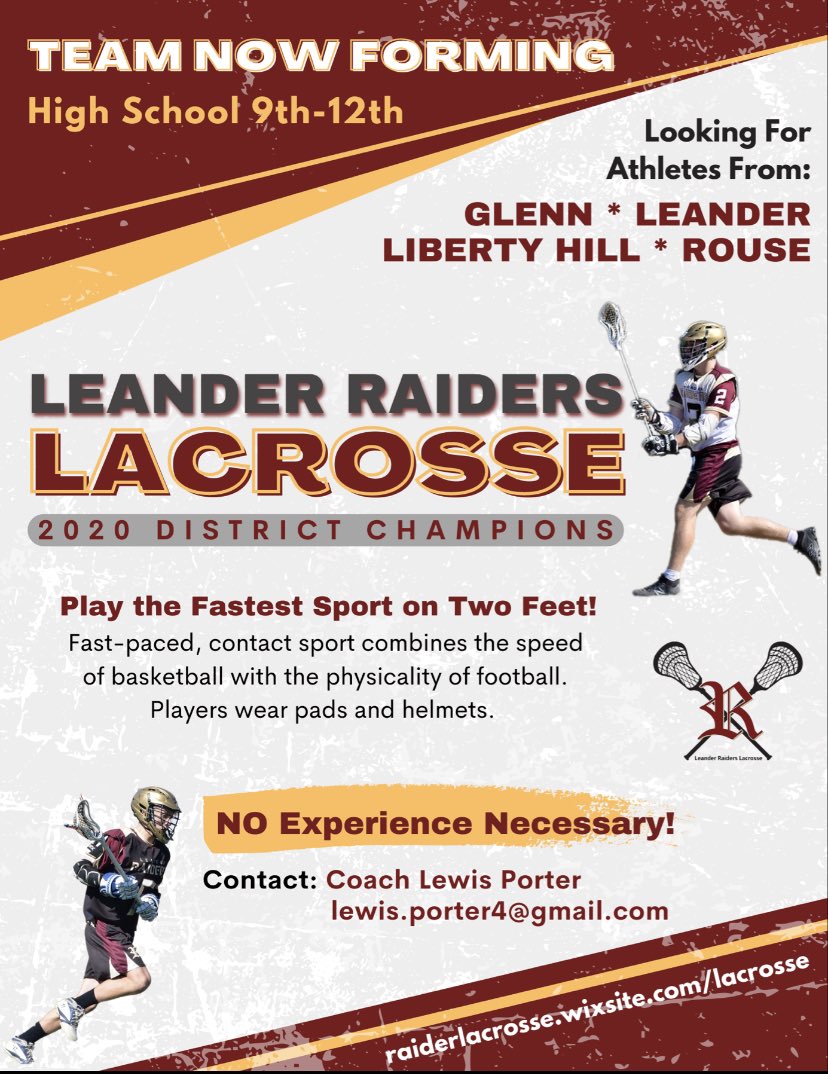 LeanderRaiders's tweet photo. There is still time to register and join our team. We would love to add more players to our family. https://t.co/ZoMJcIPgLV