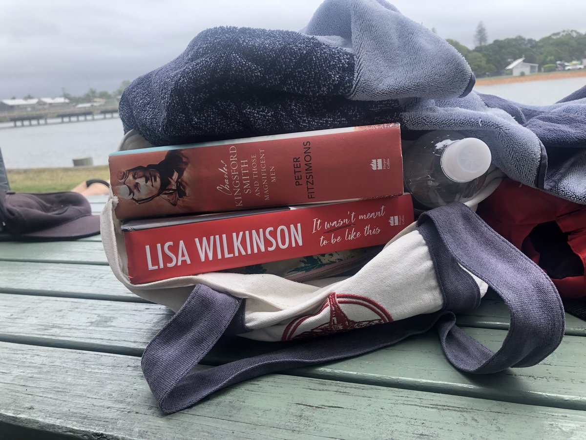 With thanks to Pottsville, Kingscliff Beach &amp; importantly <a href="/Peter_Fitz/">Peter FitzSimons</a> a great summer read! A bit like Smithy’s business career it took me some time to get going! <a href="/cem_history/">Christine McCarry</a> also thanks <a href="/Lisa_Wilkinson/">Lisa Wilkinson</a> for a great read! <a href="/Timmy5959/">Tim Eastman</a> it’s not all in the past