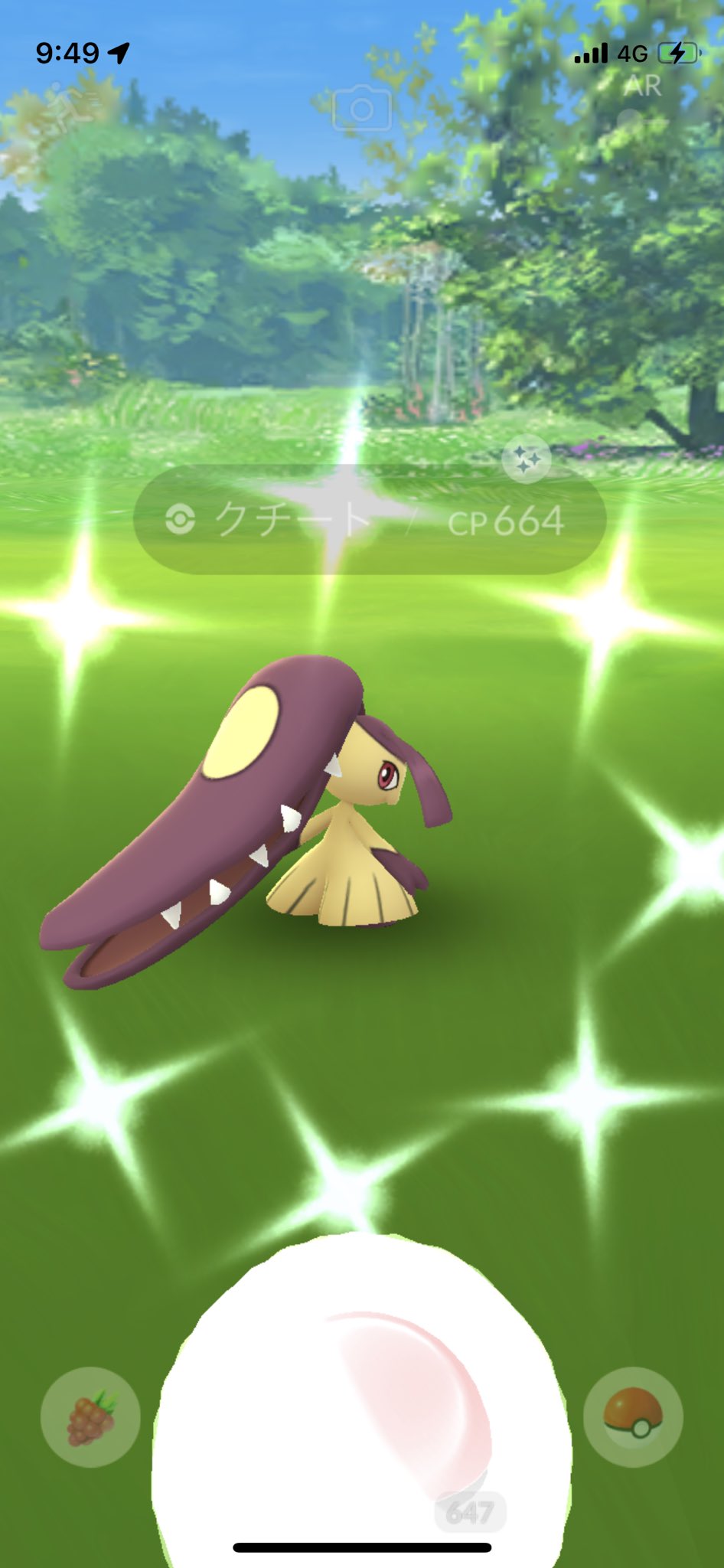 はるクマの旦那 タスクから色違いクチートが出ました 初ゲット ポケモンgo 色違い クチート T Co Ryspv75iv3 Twitter