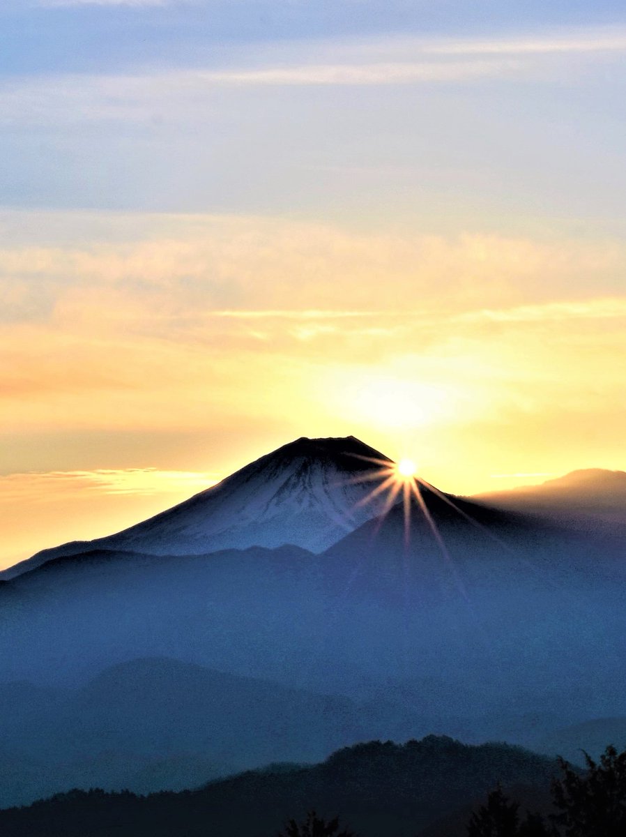 「霊峰富士山」 今朝撮りです 和み癒しのデジイチ散歩です