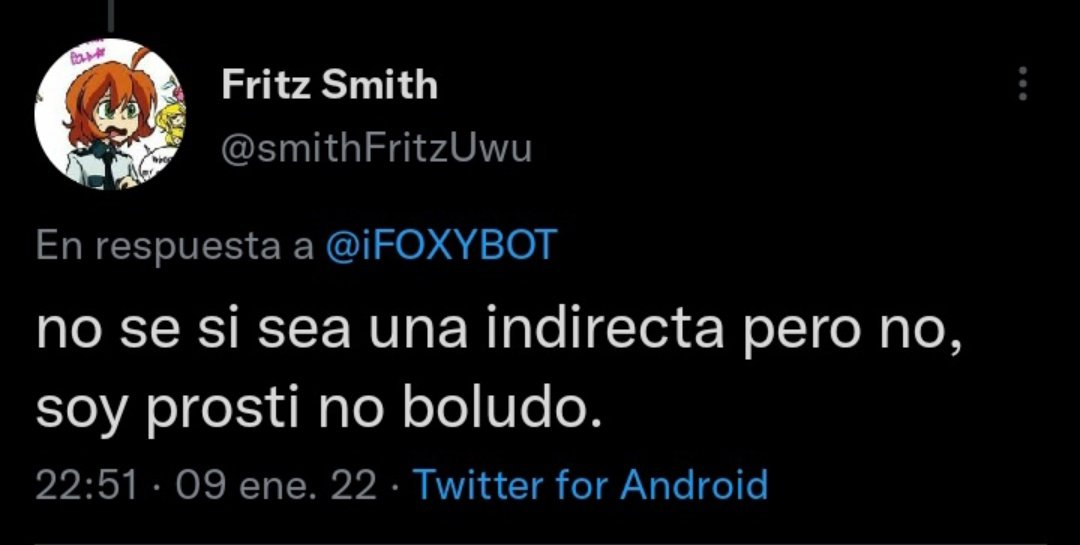ooc_fnaf's tweet photo. Hoy vengo a exponer a: @smithFritzUwu 

No solamente se deja cog3r, si no que también se prostituye 🥵

No me hagan caso, es una cuenta ooc. https://t.co/dOEwP8YHNV