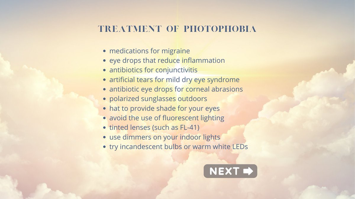 EyeOnVision's tweet photo. #Photophobia (light sensitivity) can be a painful sensation felt in your eyes, and/or cause a reduction of your #vision with light exposure. Here are some causes, and treatment options for those suffering from photophobia. #visualsnow #curevss #visualsnowsyndrome https://t.co/iuapu6cL9a