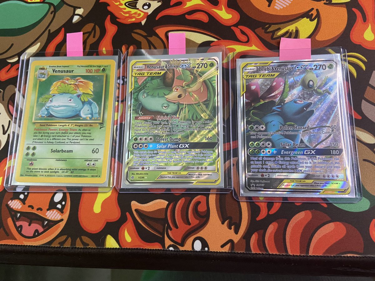 Petethasneak_'s tweet image. Venusaur collection ova hea #venusaur #pokemon #baseset2 #snivy #pokemontcg