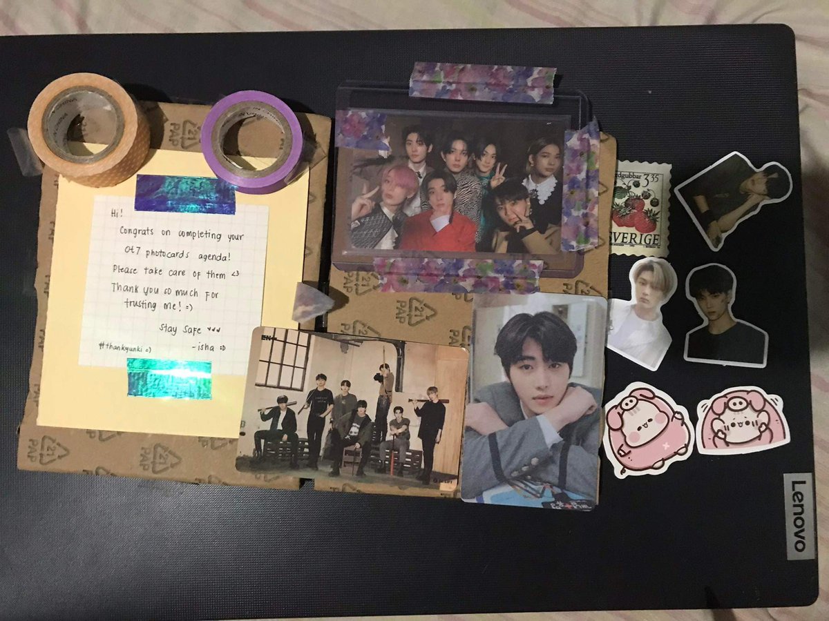 jyscartzs's tweet photo. #rinesmails ♡
— from: 💌 @yunkicarteu

thank you for packing the pc well and for the freebies! last ot7 pc to complete my d:d agenda😭 tysm and have a nice day ahead po ~❤

#thankyunki https://t.co/pAlHpky6s0