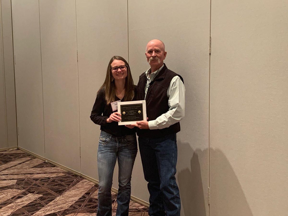 Congratulations to Jenny Dudak on 3rd place Beltwide Cotton Conference PhD Weed Science Oral Paper Competition. @osu_plant_sci @SouthWeedSciSoc @WorldofWeeds https://t.co/8gtXDZRW1Y