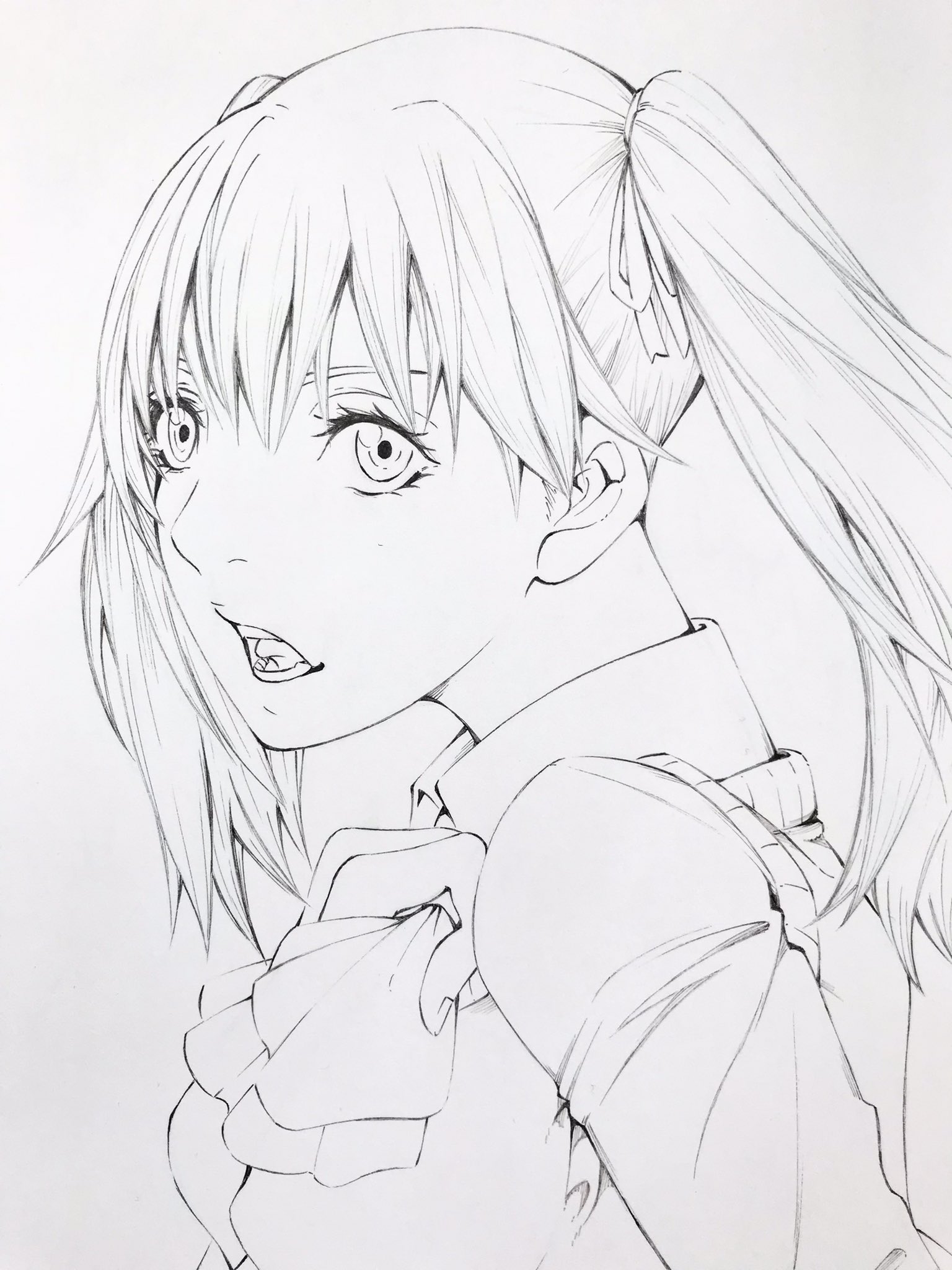 星の航海士 とりあえず他のもので練習しながらも ペン入れ完了 次は色塗りをしていこうと思います イラスト 線画 線画を晒すと誰かが色を塗ってくれるかもしれない 絵師 イラスト好きさんと繋がりたい 絵師さんと繋がりたい 芸術同盟 T